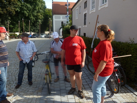 am Sammelpunkt